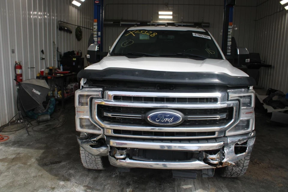 2021 Ford F350SD Right Front Door Trim Panel Black OEM Used 393729 - Image 4 of 4