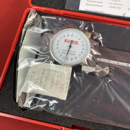 SPI (15-610-9) Dial Caliper Metric | 0-300mm Range | 0.02mm Resolution - New! - Picture 3 of 6