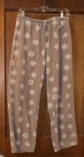 Life Is Good: Flannel Pajama Pants, Drawstring Waist, Size: Medium