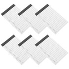 6pcs Pocket Size Notepad Ruled Writing Paper Notepads Time Schedule For
