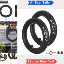 8.5 Inch Scooter Inner Tubes 50/75-6.1 2-Pack Butyl Rubber Electric Scooter