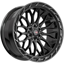 Vortek Vrp-503 20x9 5x55x5.5 0mm Blacktint Ring Wheel Rim 20 Inch