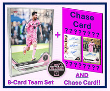 In Hand🔥Inter Miami CF💥2025 MLS Cup Champs /4,115🩷Team Set + CHASE💥Topps NOW