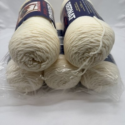 Bernat Super Value Yarn Lot 5 Natural Cream 4 Ply Worsted Acrylic 7oz 426yd Y11