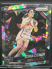 2025 Panini Prizm WNBA Sonia Citron #122 Washington Mystics RC Cracked Ice