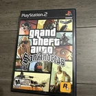 Grand Theft Auto San Andreas PS2 PlayStation 2 Game Black Label
