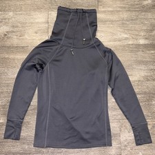 Athleta Cowl Neck Thumbhole Athletic Pullover Sweatshirt Fleece Sweater Small