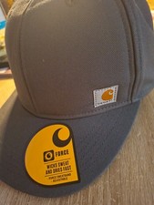 Carhartt Firm Duck Flat-Brim Snapback Cap Gra...