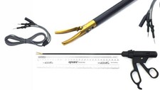 Laparoscopic Vessel Sealer Cutter Golden Tip Bipolar with Bipolar Cable ADDLER