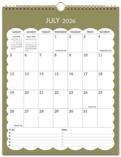 2026-2027 Wall Calendar - 2026 Vertical Wall Calendar Runs from Now to June 2027