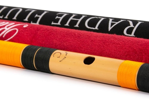Radhe Flutes PROFESSIONAL Bamboo Bansuri C Natural Right Handed Middle Octave - Picture 6 of 8