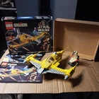 Vintage Lego Star Wars Set #7141 Naboo Fighter Complete  Box and Manual