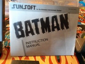 Jeu Batman Nintendo Nes en boite complet avec notice Originale 