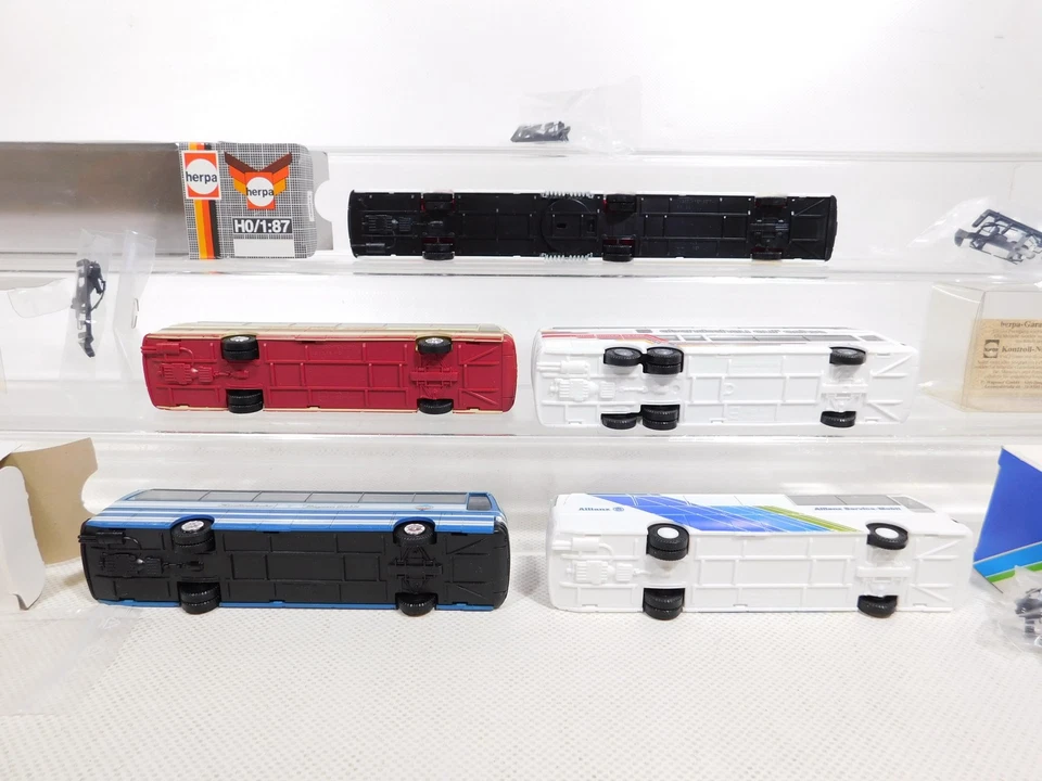 5x Herpa H0 1:87 Bus Setra Alleanza Kvb Abendschau Rübenacker ecc Mint #DP360-1 - Immagine 3 di 4