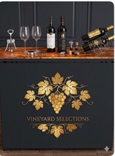 WINE BAR PORTABLE BAR WINE STATION WINE STAND BAR EVENT STATION BARTENDERS BAR