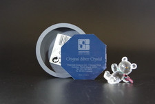 Orso reclinabile in cristallo Swarovski "Kris" - n. 7637 "Quando eravamo giovani" RITIRATO