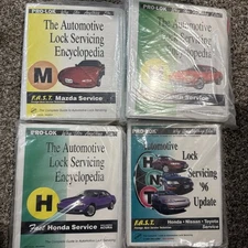 4 Pro-Lok Automotive Lock Servicing Encyclopedias MNTH- Very Good