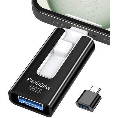 USB Stick 256GB, 4-in-1, USB 3.0, Android, Phone, iPad, PC, Daten, Speicher