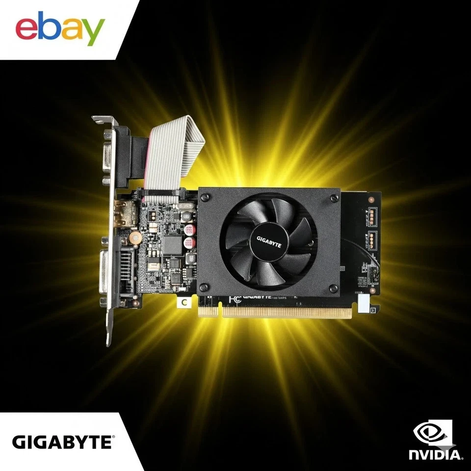 GIGABYTE GeForce GT 710 2GB DDR3 PCI Express 2.0 - USATO COME NUOVO GRADO A++ - Immagine 4 di 4