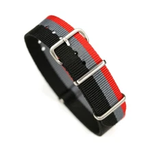 One-Piece Audi Rally Inspired Racing Strap Nylon Watch Band