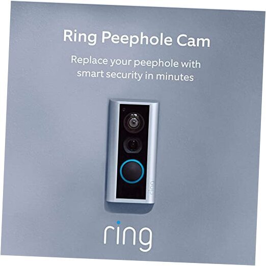 Smart HD Video Doorbell with 2-Way Talk and Easy Peephole Cam Installation-image