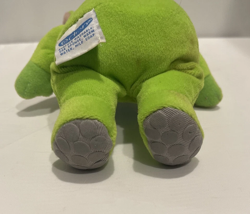 De colección 1998 Eden Teletubbies Dipsy verde 9” peluche cara flocada Foto 4 de 4