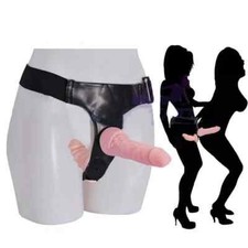 Harness Strap-On Realistic 2 Dildo Anal G-Spot Men Penis Pants Sex Toy for Women