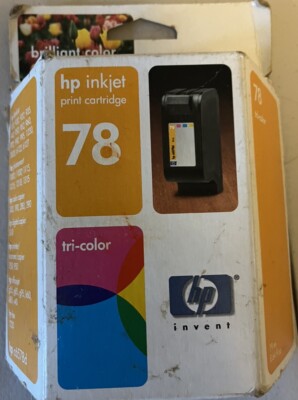 Genuine HP 78 Tri-Color Ink Cartridge New Sealed expires7/2004 | eBay