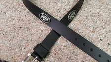 New York Jets Leather Mens Belt Black with Conchos Size 28 to 46 
