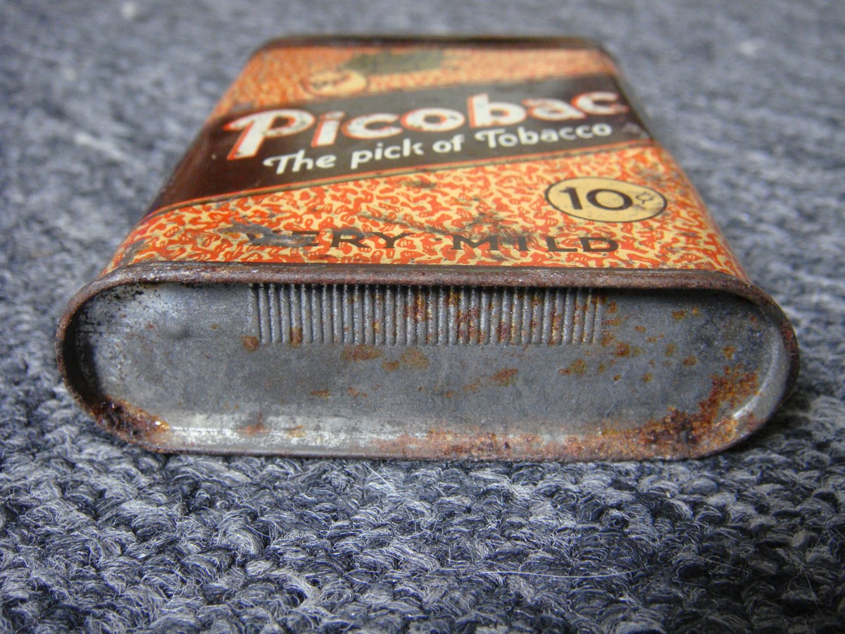 Vintage Picobac Tobacco Tin – Imperial Tobacco – Canada c. 1950's 7841