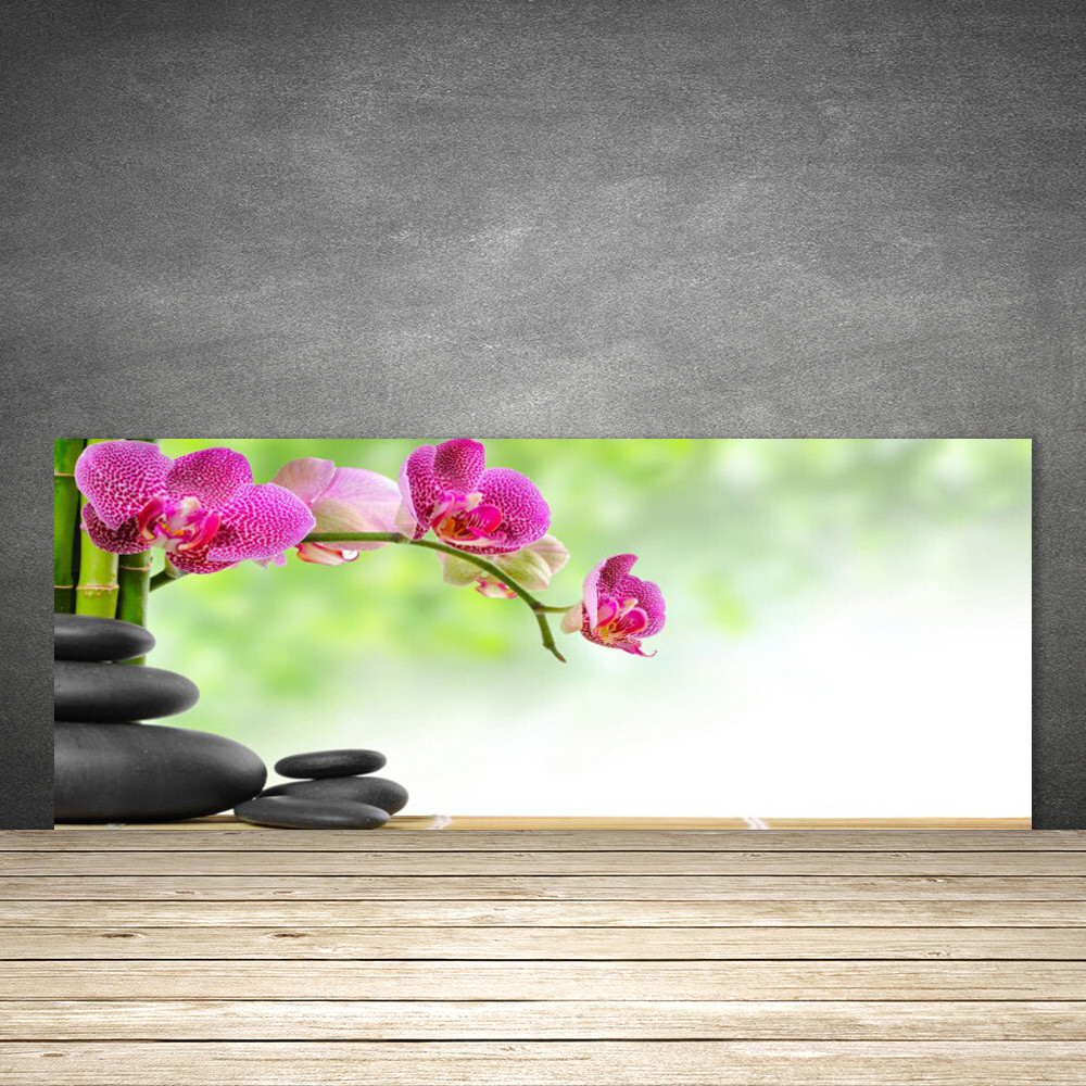 Crédence en verre 125x50 cm pour illuminer et protéger votre cuisine zen