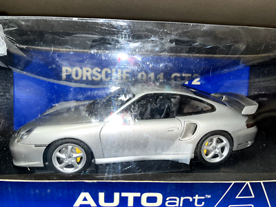 オートアート 1/18 ポルシェ911 996 GT2 2002 PORSCHE 911 (996) TURBO COUPE GT2 DARK GRAY BY AUTOart 1:18 RARE