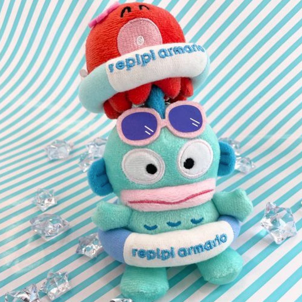 repipi armario Sanrio Hangyodon & Sayuri Set Summer Mascot Plush