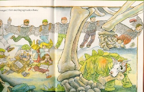 Great Dane Children's book Prehistoric Pinkerton by Steven Kellogg First Edition - Picture 2 of 2