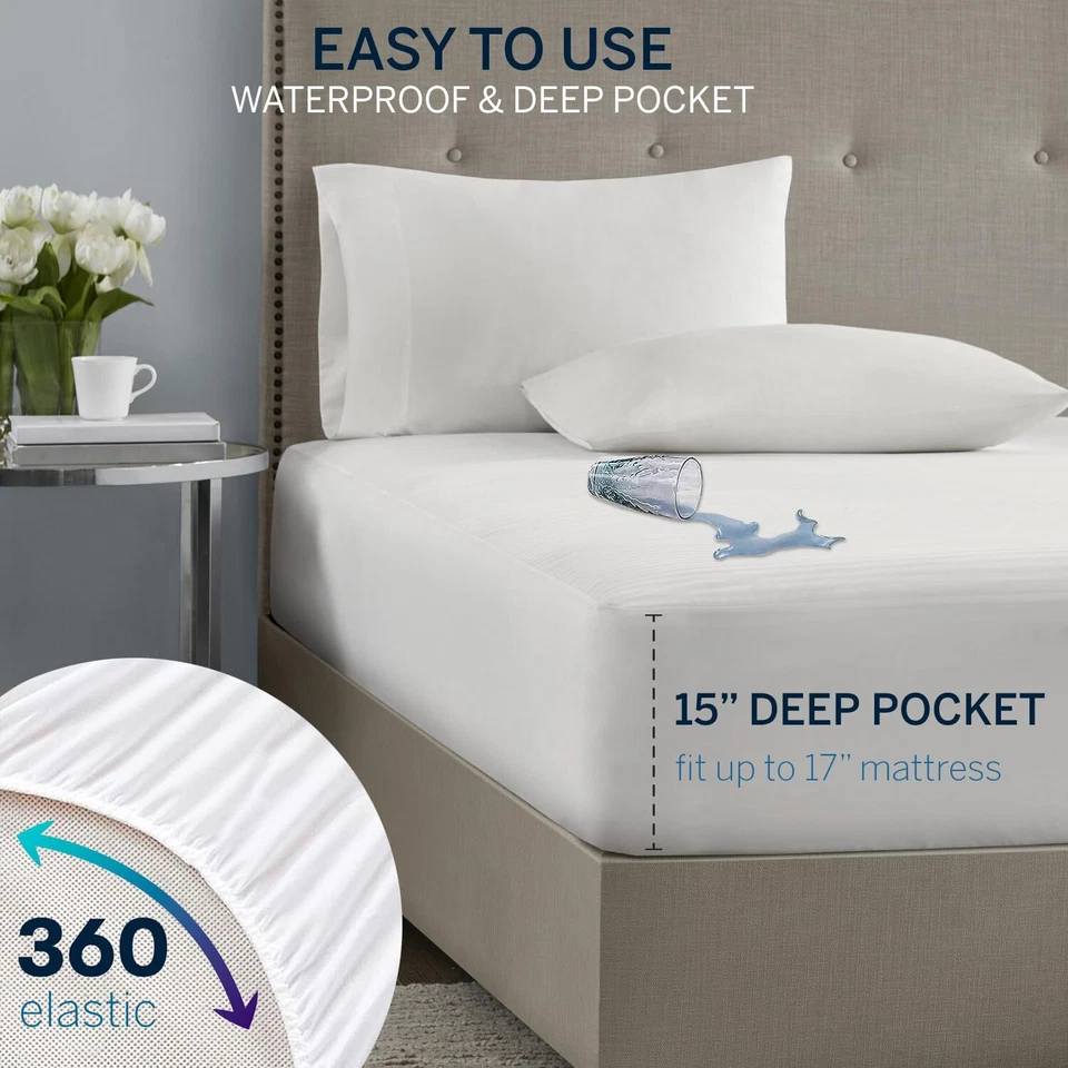 Serta Waterproof Heated Mattress Pad in Twin Twin XL Full Queen King Cal King - Image 4 of 4