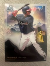 QTY: 2018 Bowman Chrome Cristian Pache BRAVES Peaks of Potential Rookie #PP-CP