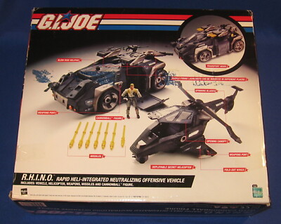 Gi Joe Rhino Vehicle 2005 Cobra DTC Hasbro Cannonball 3.75