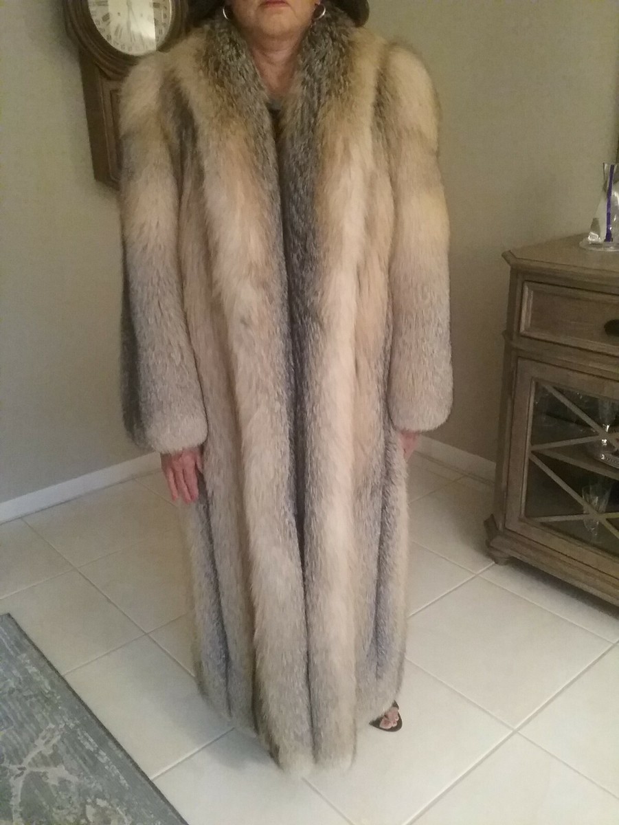 ★KOLON SPORT★W'S Fox Fur Long Down Coat Moon - DBN Fox Fur Coat | eBay