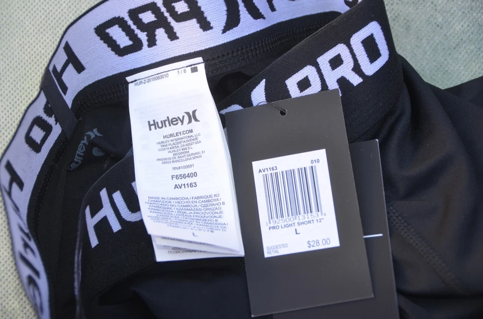 Nike Pro Training Pants Size Boys S & Hurley Pro Light Shorts Size Boys L. - Image 4 of 4
