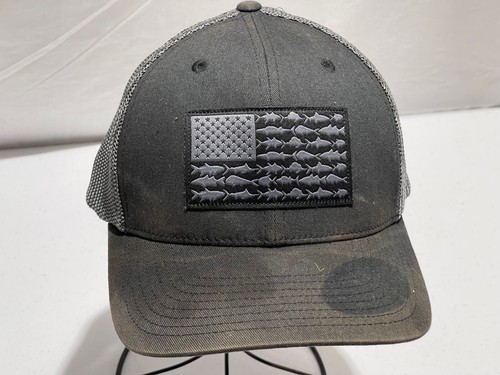 Mens hat Columbia PFG Fishing Hat Gray 