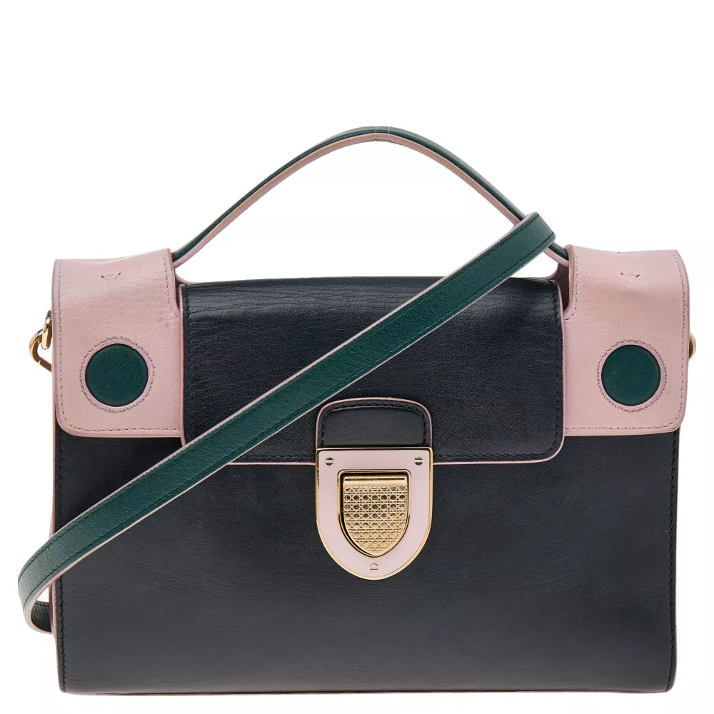 Sac poignée supérieure en cuir multicolore Dior Diorever