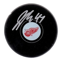 JAMES REIMER DETROIT RED WINGS SIGNED AUTOGRAPHED LOGO PUCK WITH COA