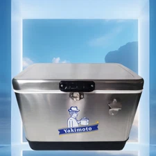 Yakimoto 54Qt Insulated Portable Cooler, Leak-Resistant Outdoor Hard Cooler