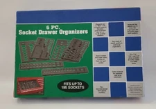 Storehouse Socket Drawer Organizers 6 Pieces Fits Up to 195 Sockets Item #99717