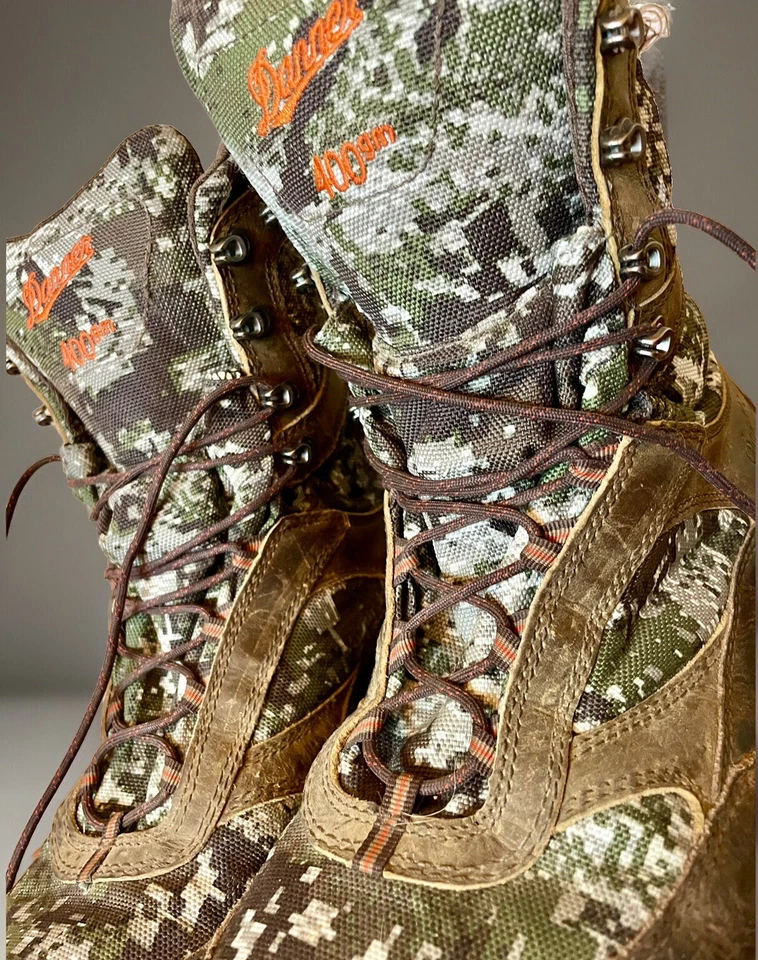 DANNER HIGH GROUND 11.5D Boots Optifade Forest Camo Leather GORE-TEX #46237 - Image 4 of 4