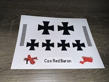 Cox DR1 Fokker Sticker Set Reproduction