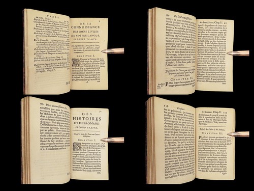 1672 RARE BOOKS & Novels Charles Sorel Bibliophilia Poetry French Literature - Picture 2 of 23