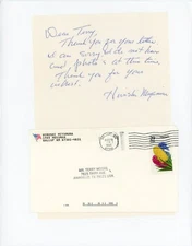 Hiroshi Miyamura- Signed and Inscribed Letter with a Colored Photograph (MOH)