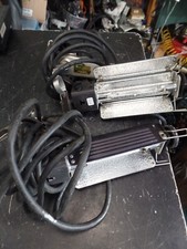 READ Pair/Lot of 2 Lowel Tota Light Flood Light Photography Studio w/ Clamps