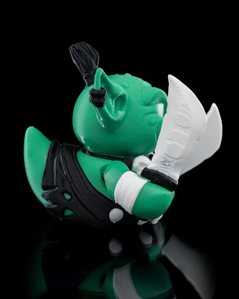 Ducklin Duck Goblin Jeep impreso en 3D DND TTRPG juguete de goma  Foto 2 de 4